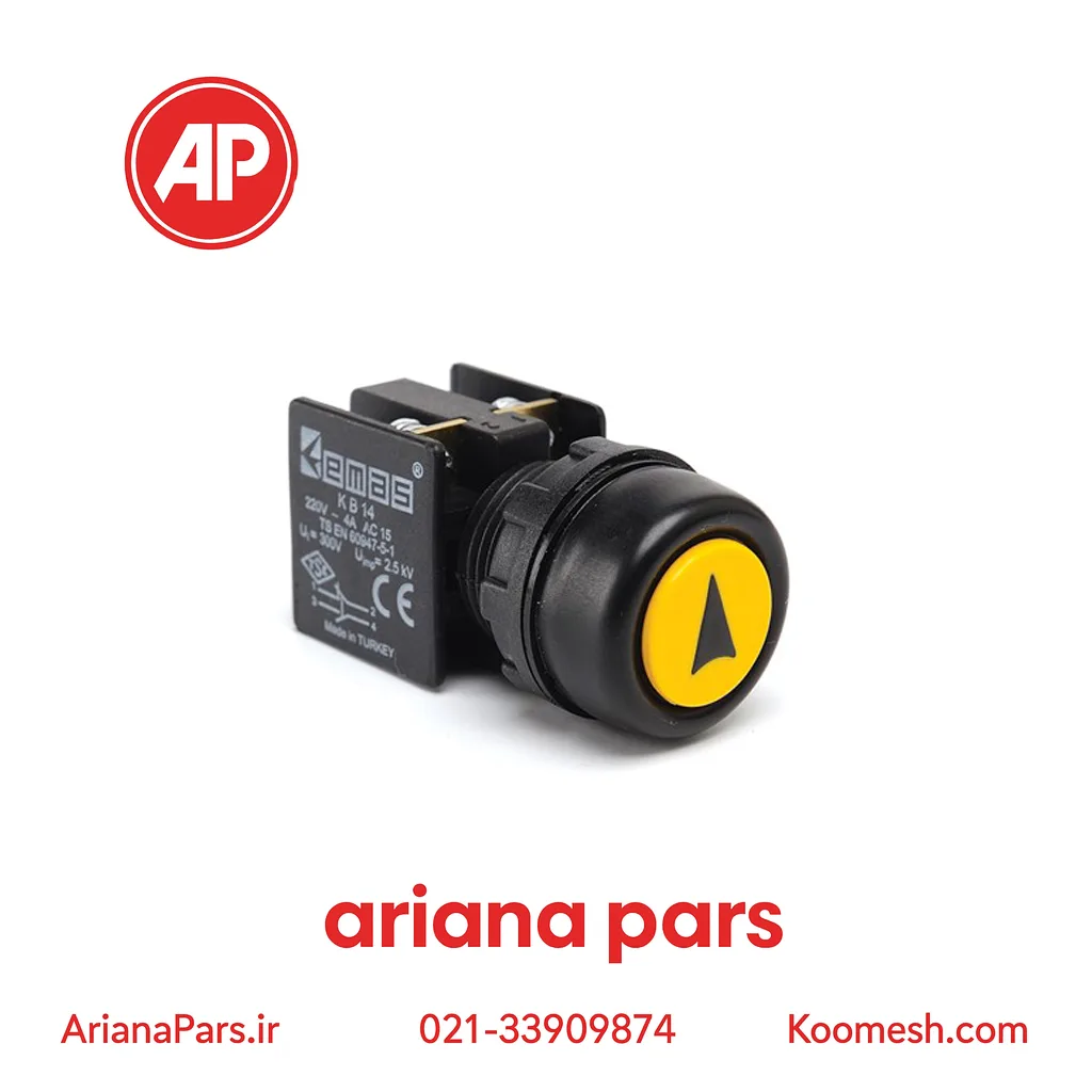 KB14RSO پوش باتن استارتی فلش دار