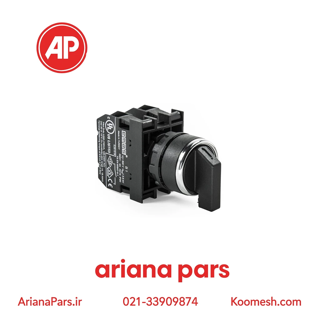 B101S32 کلید گردان (سلکتور) دوبل